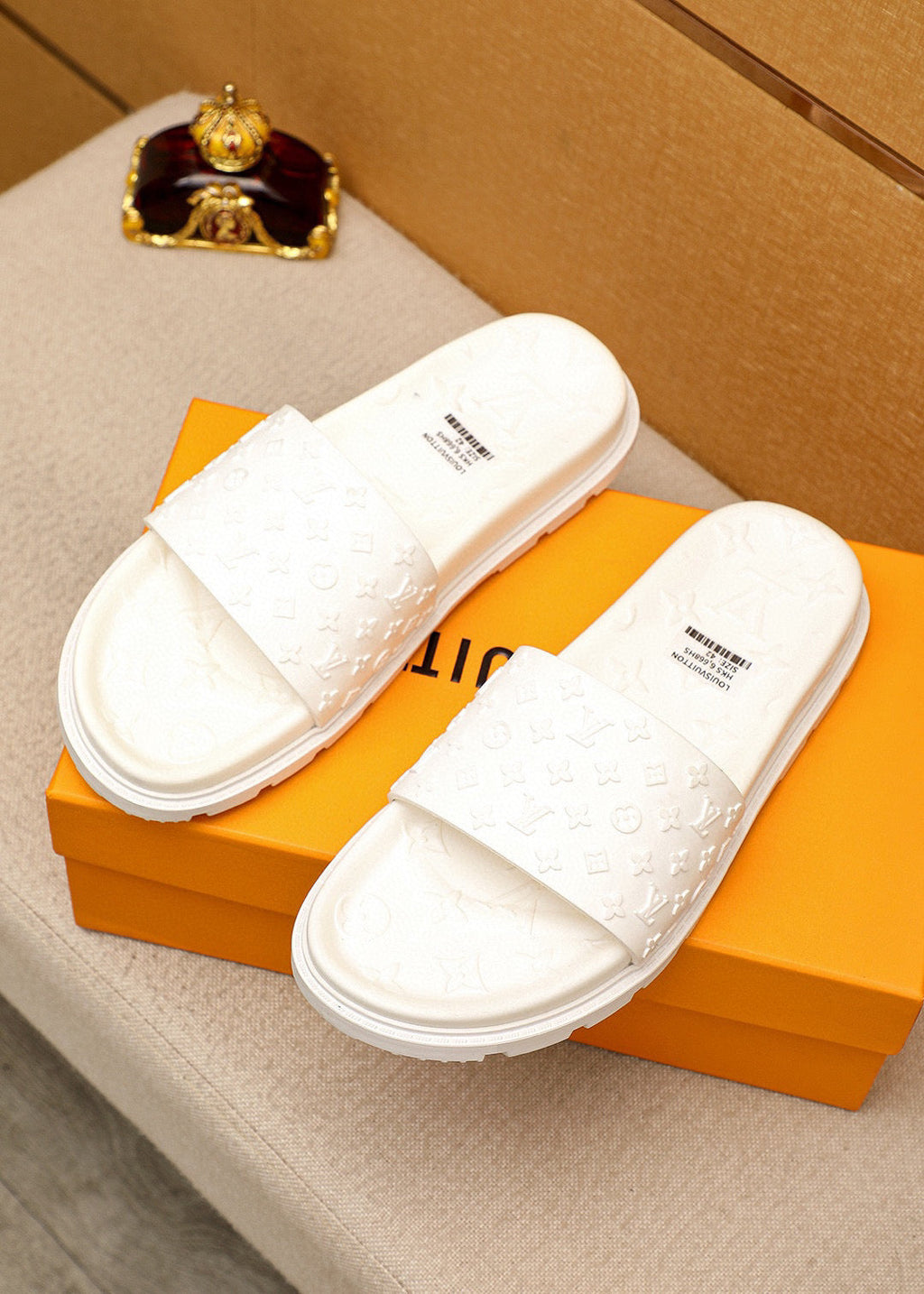 L classic printed slippers 0725101003