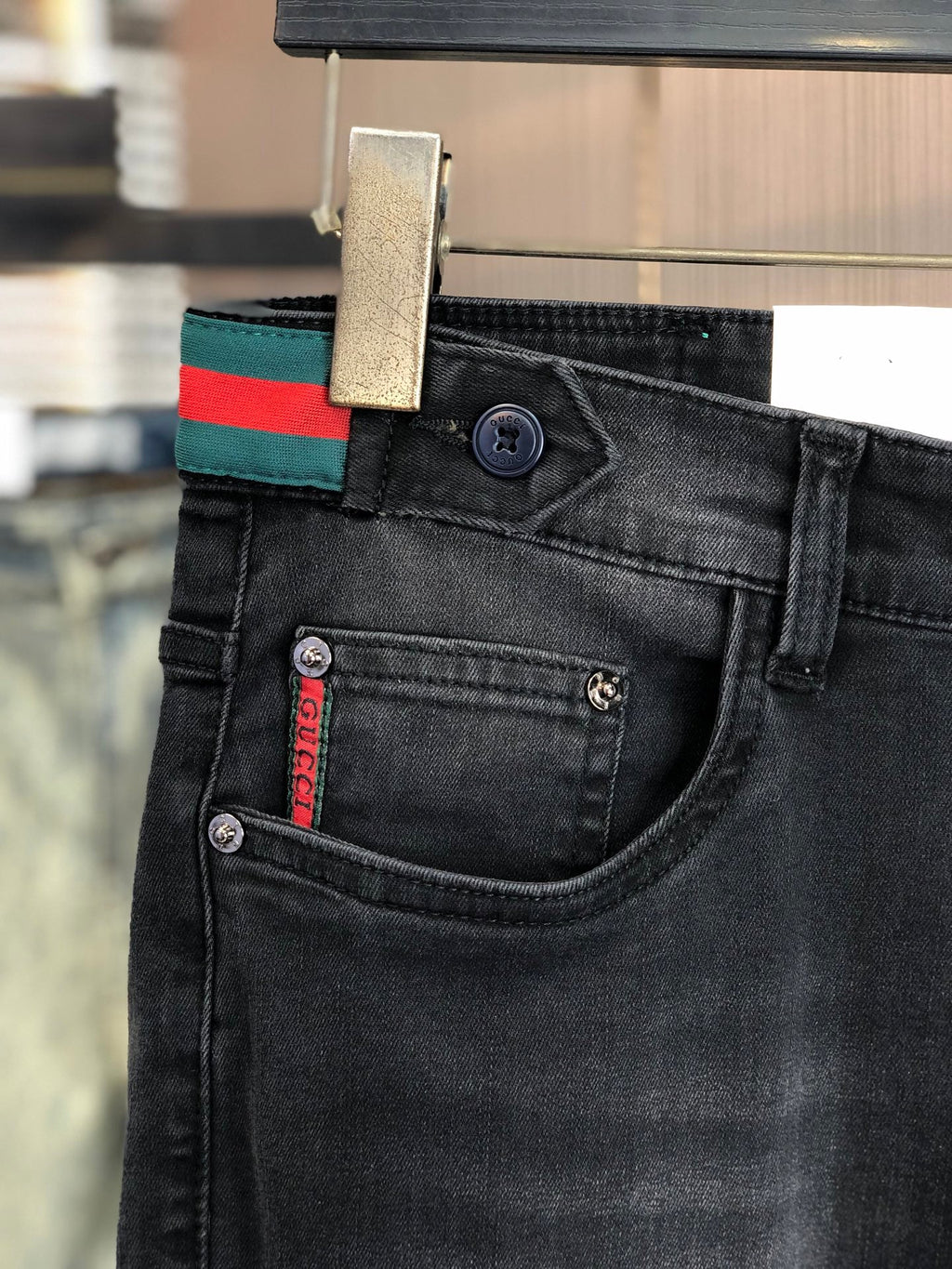 G Spring/Summer Slim Fit Straight Leg Jeans 0726051909