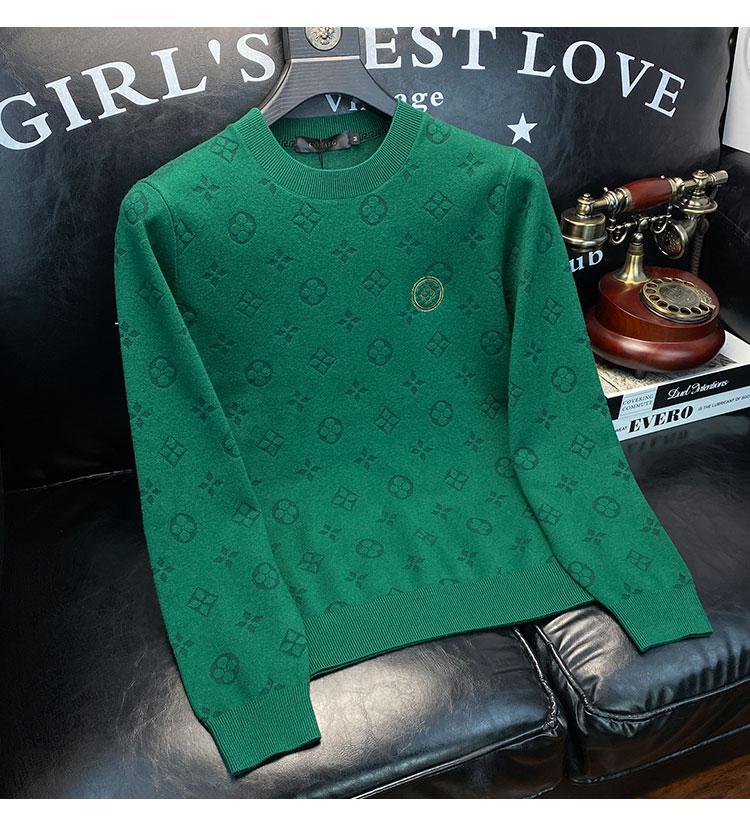 Fashion high-end round neck sweater slimming 1023112306