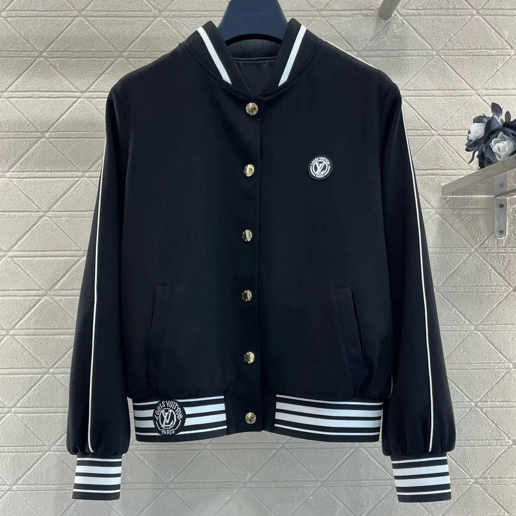 Fashionable casual stand up collar baseball jersey 1024101605