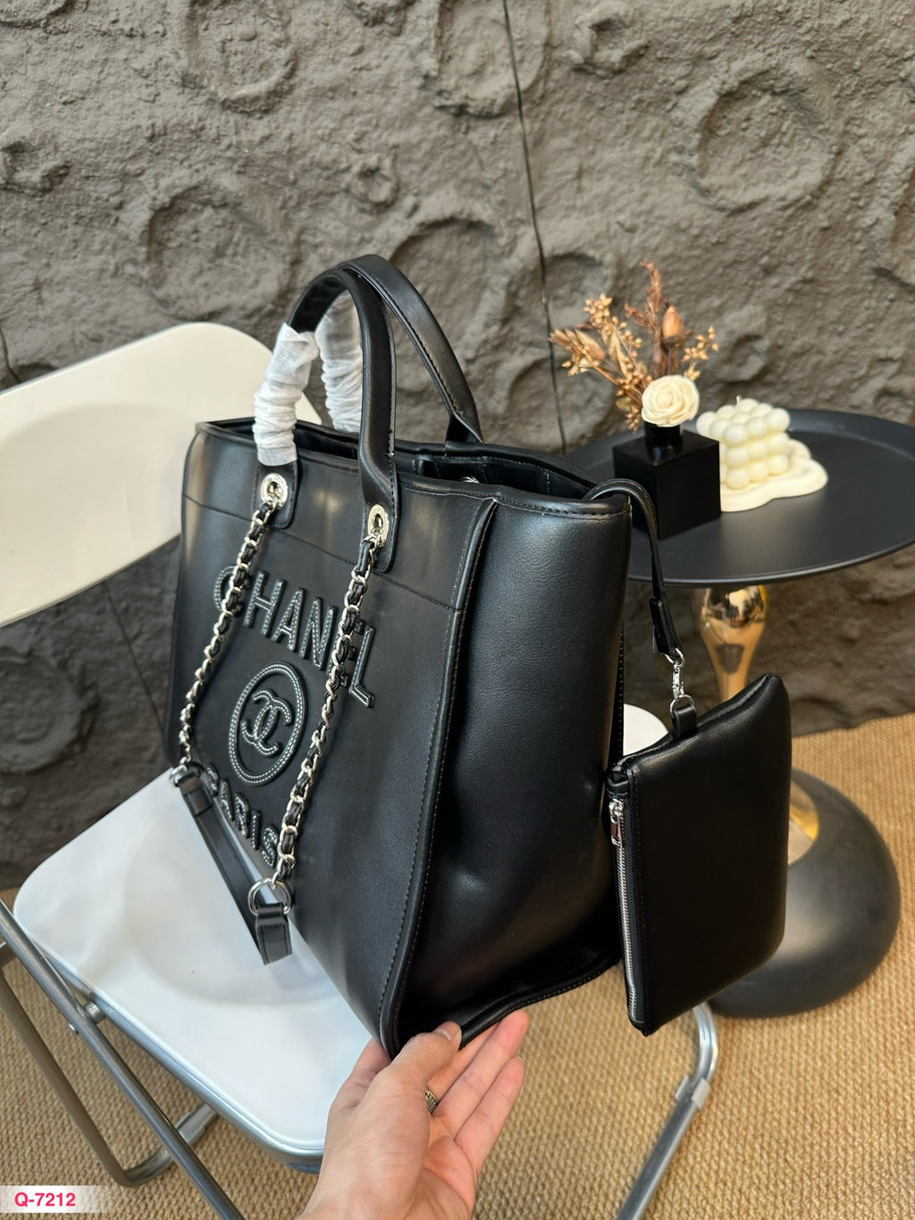 Fashion Leather Top Handle Tote Bag 0724082611