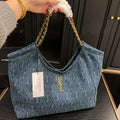New fashionable and versatile denim handbag　1025042509