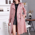 Fashion printed slim fit windbreaker 1024110604
