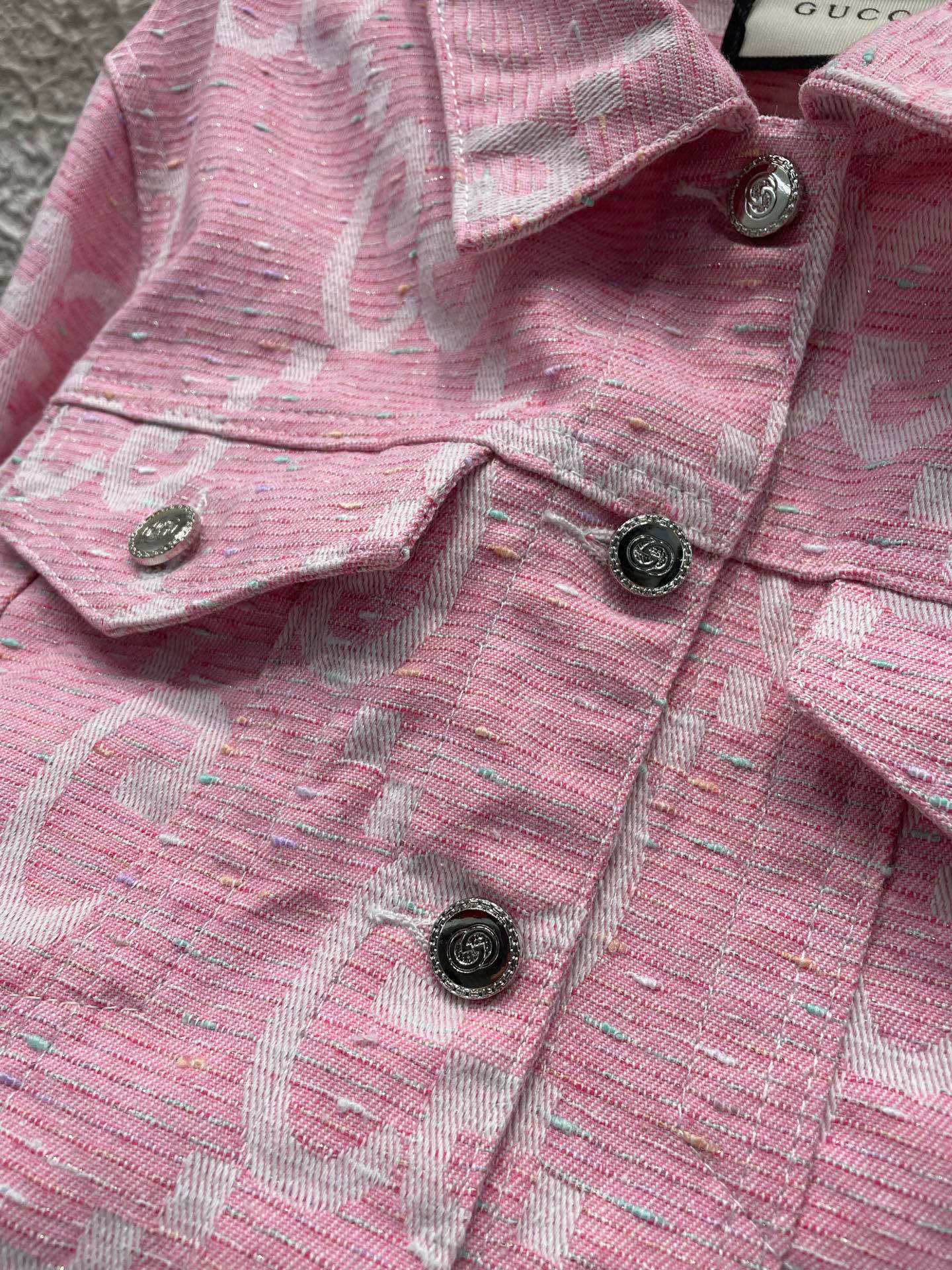 fashion print denim jacket 0725022805