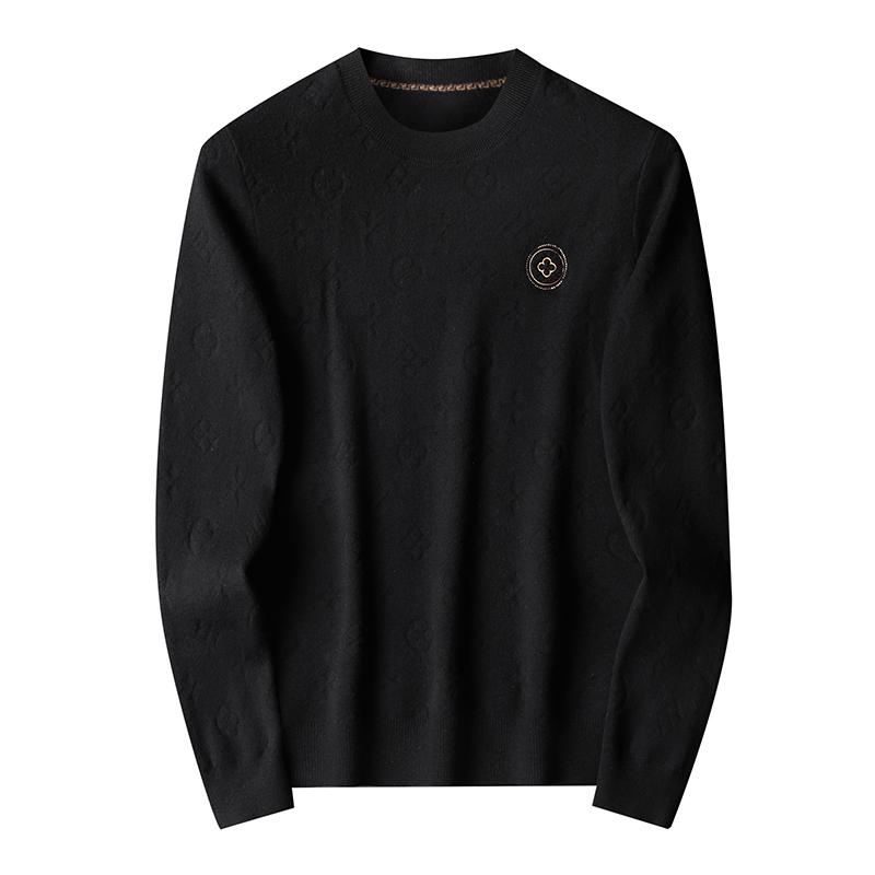 Fashion high-end round neck sweater slimming 1023112306