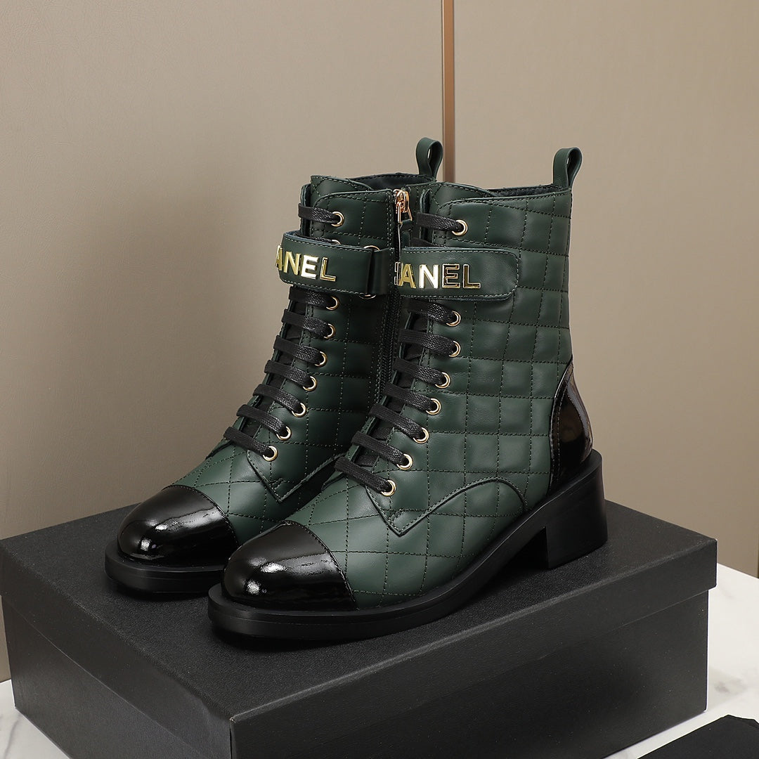 fashion diamond leather short boots Martin boots 0724101706