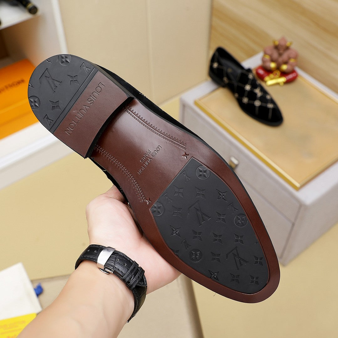 L men's suede loafers 0725062320
