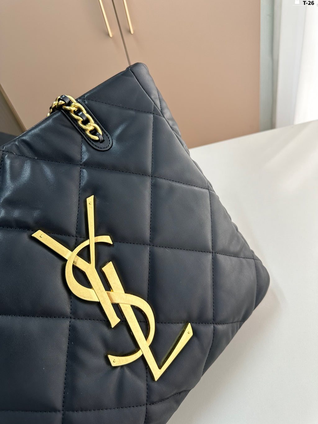 Y fashion rhombus chain tote bag 0724061208