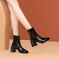New leather pointed fashion women's boots PF1023102419