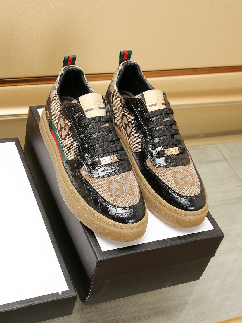 fashion printed rubber sole sneakers 0724072305