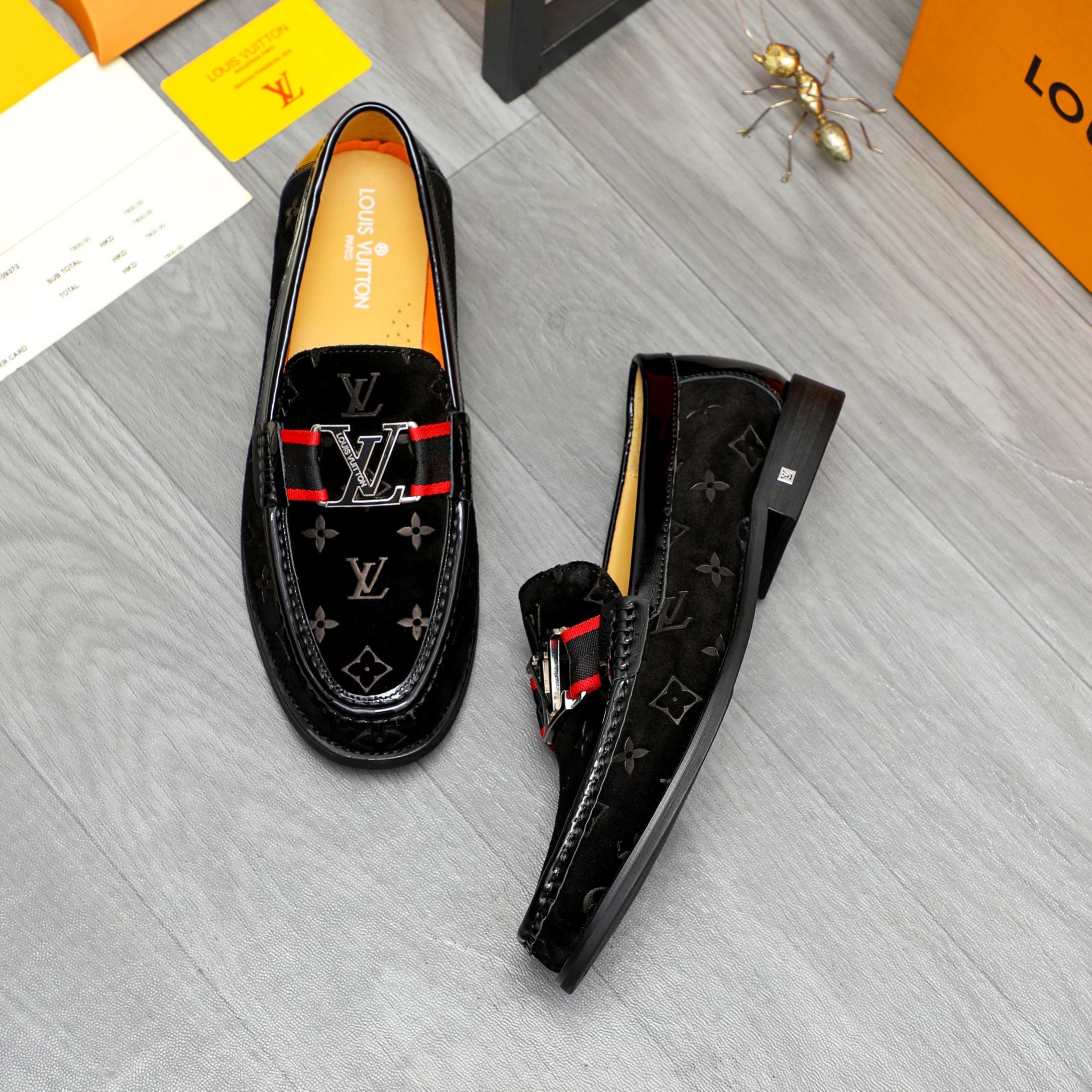 L suede printed cowhide upper leather shoes 0725073008