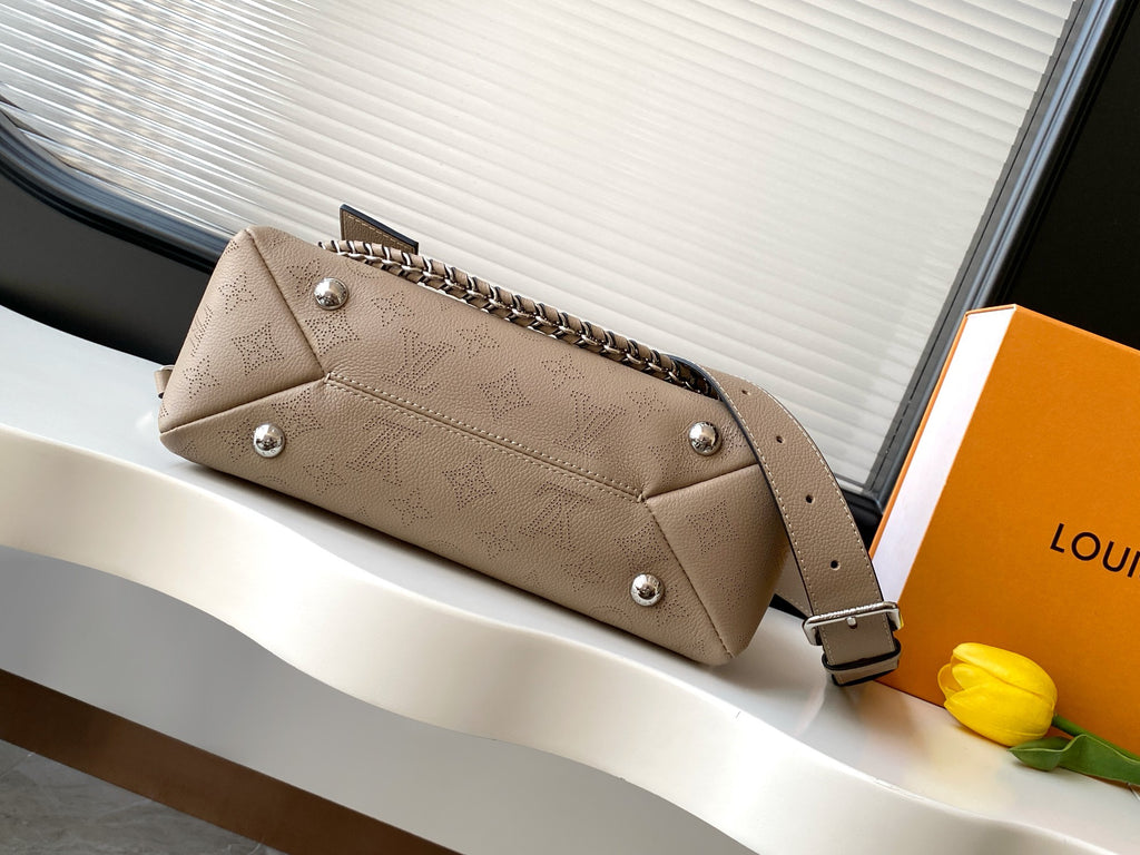 L & V Stylish Cut-out Cowhide Hand Bag M0726051907