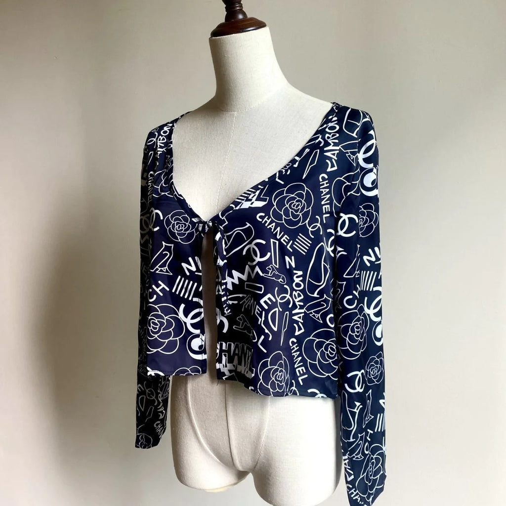 Fashion Versatile Cardigan Print Jacket 1024030612