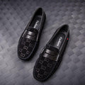 Versatile Soft Sole Embossed Leather Casual Shoes 08231208LTJ02