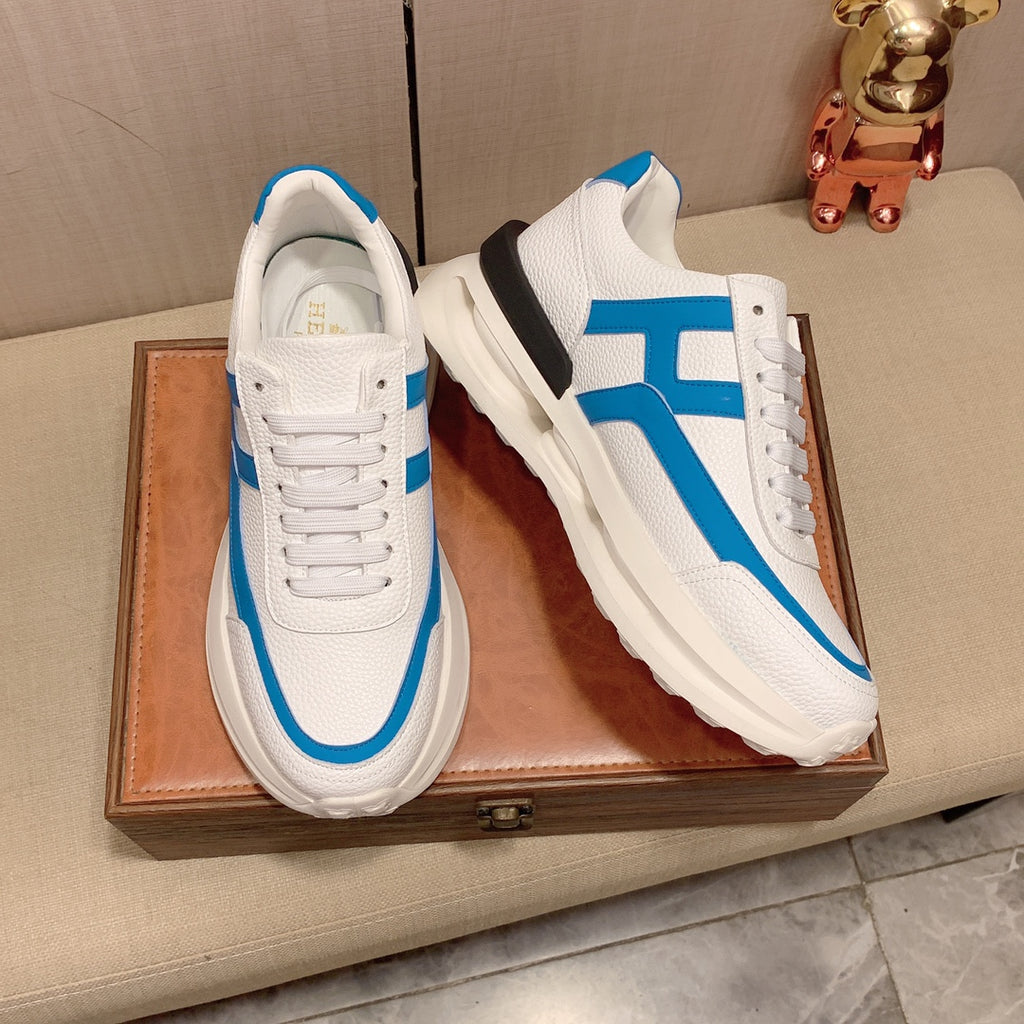 H fashion printed rubber sole sneakers 0724072303