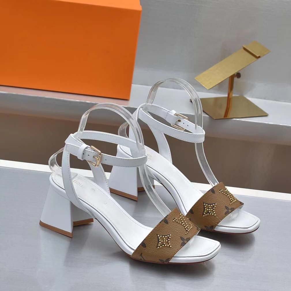 NEW V LOGO FASHION SANDALS 4 COLORS V02