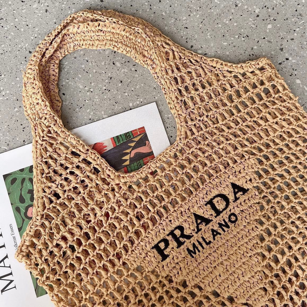P summer fashion beach woven bag  0724041111