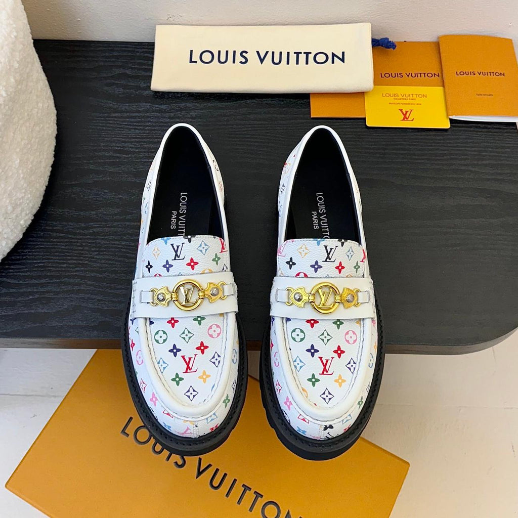 L loafers thick-soled leather shoes 0725031112