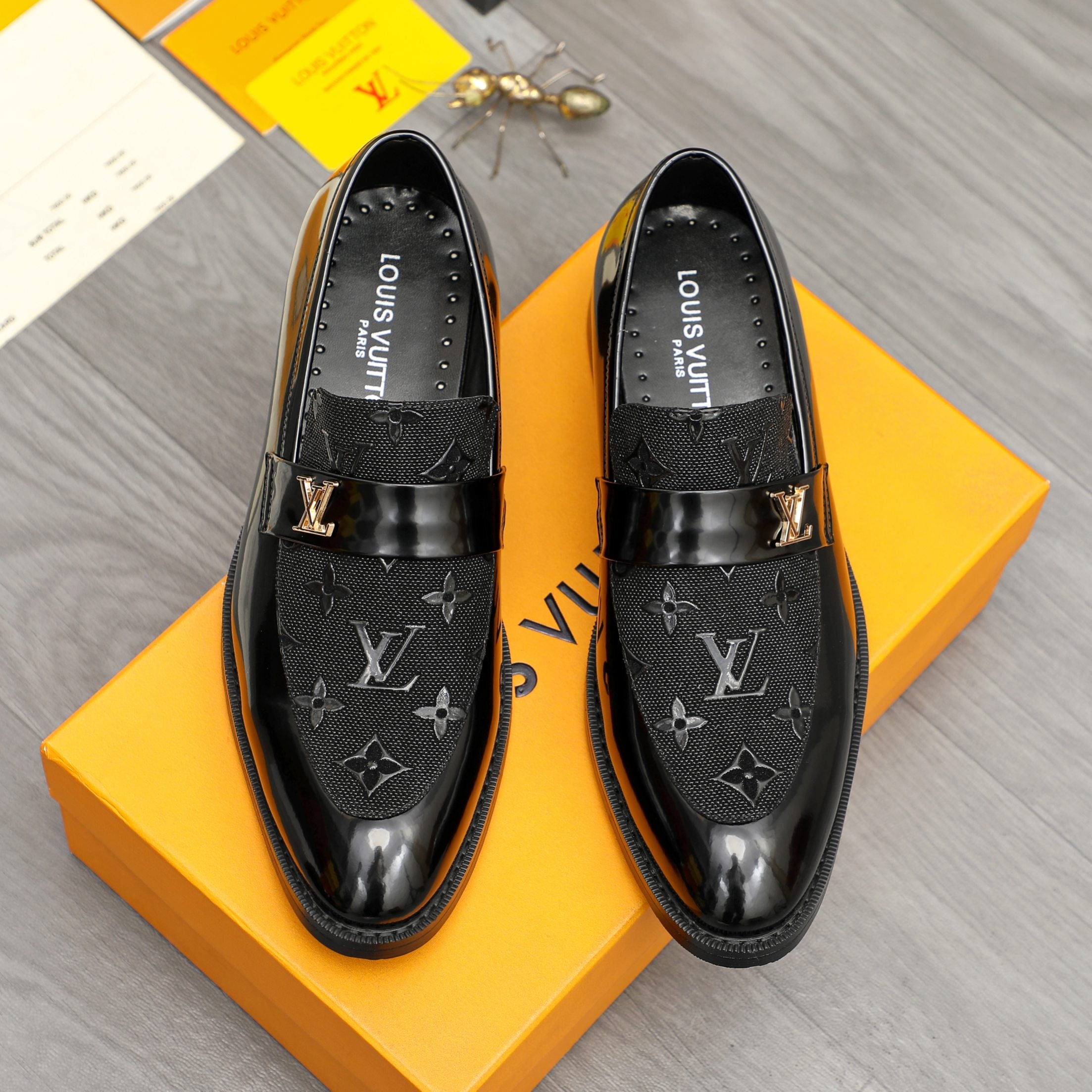 V Men's Classic Business Slip-on Leather Shoes 0726040808