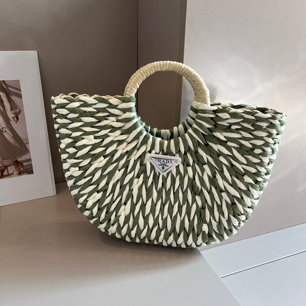 P summer fashion woven handbag 0724041113