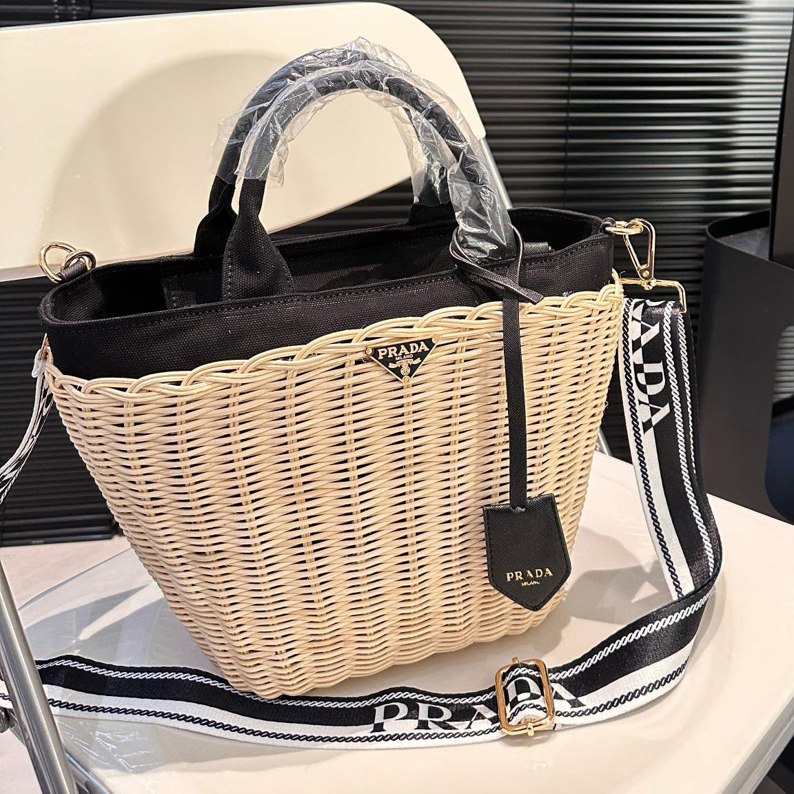 P summer fashion woven bag 0724041118