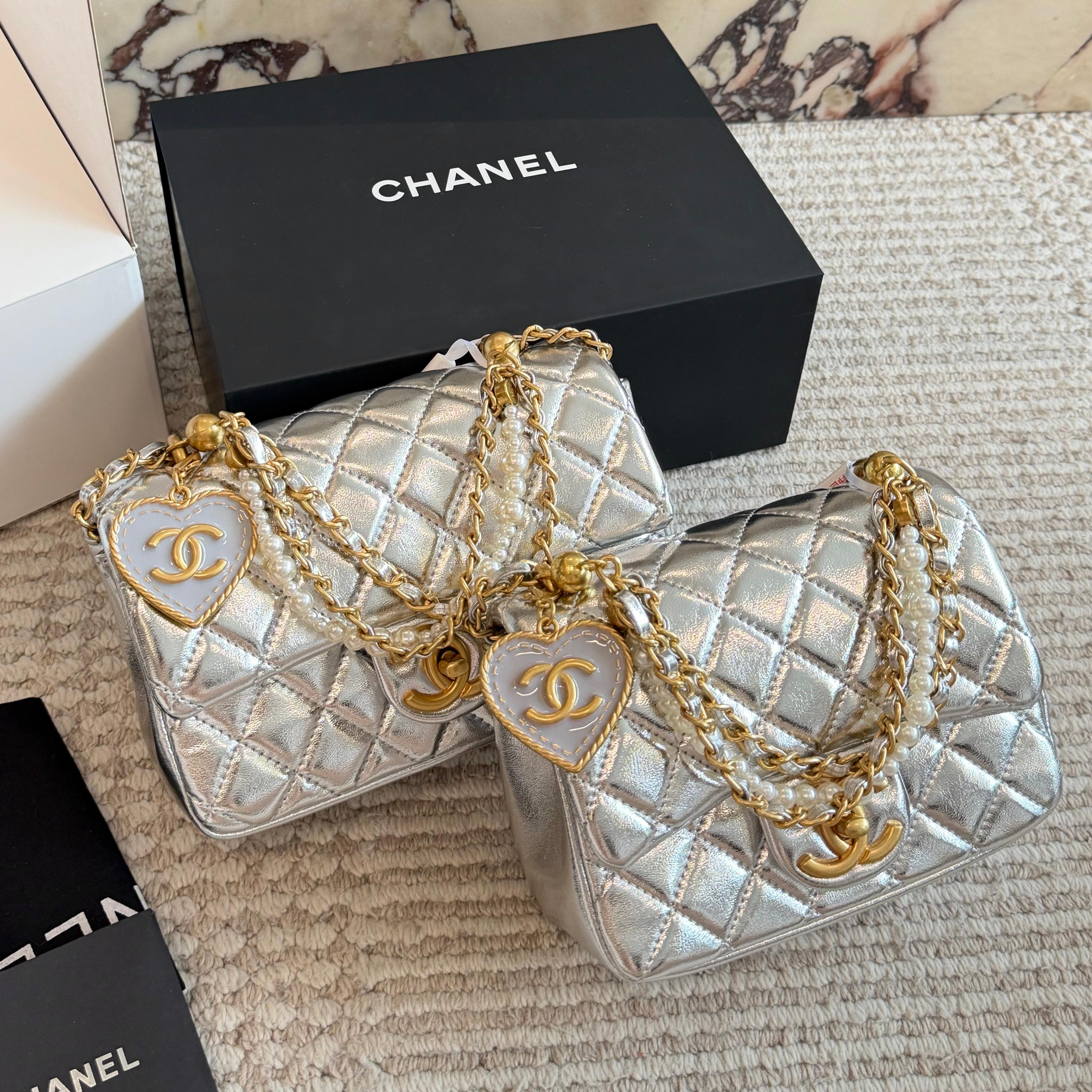 26SS New Women's Pearl Chain Bag 0726031007