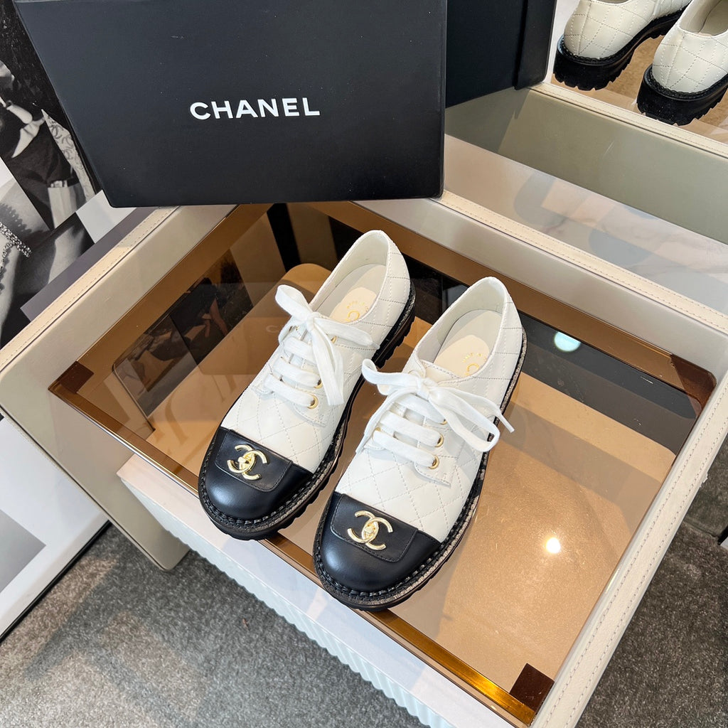 26SS New Women's Casual Leather Shoes 0726031012