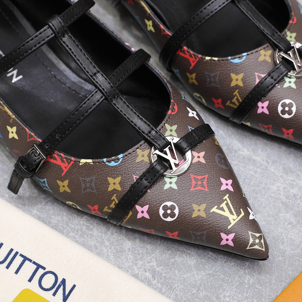 L25ss new pointed-toe flat sandals 0725102306