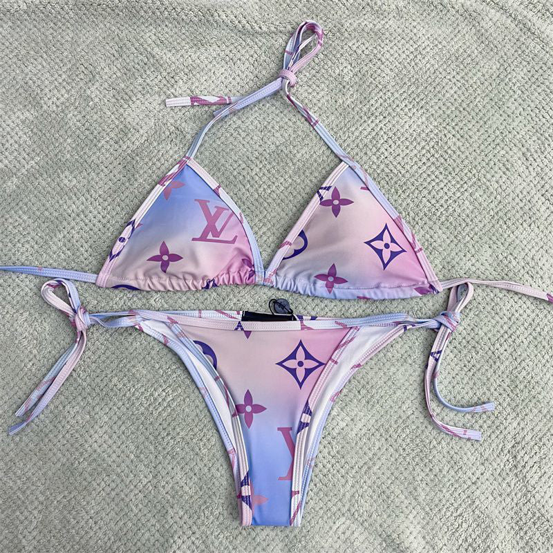 Printed Split Swimwear Sexy Bikini XJ10032318
