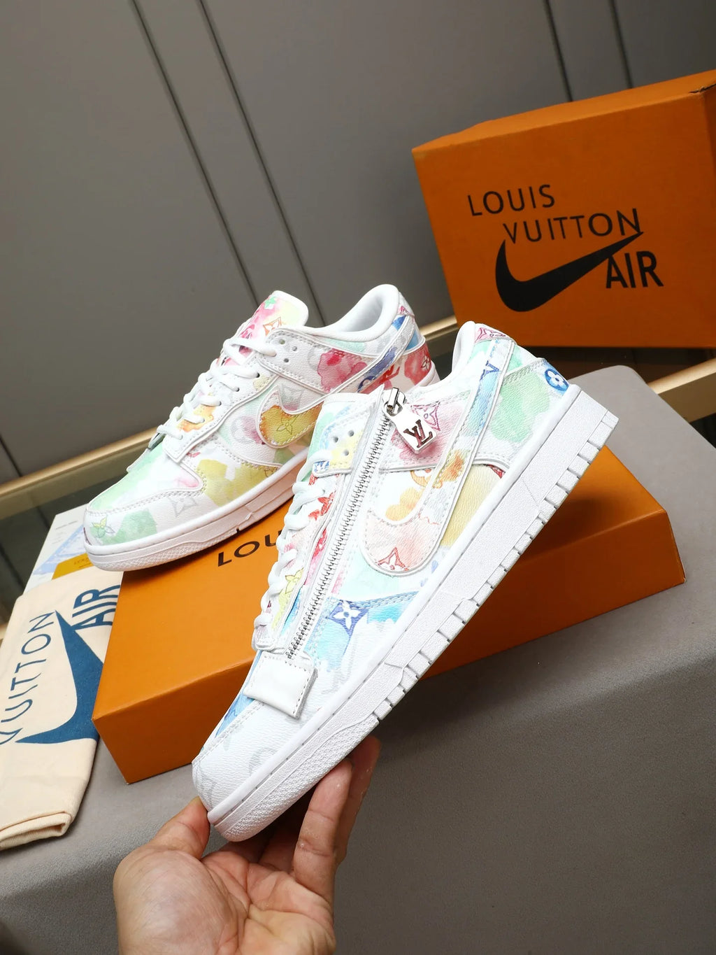 V x Nike Air Force 1 collaboration style sneakers 0726050802