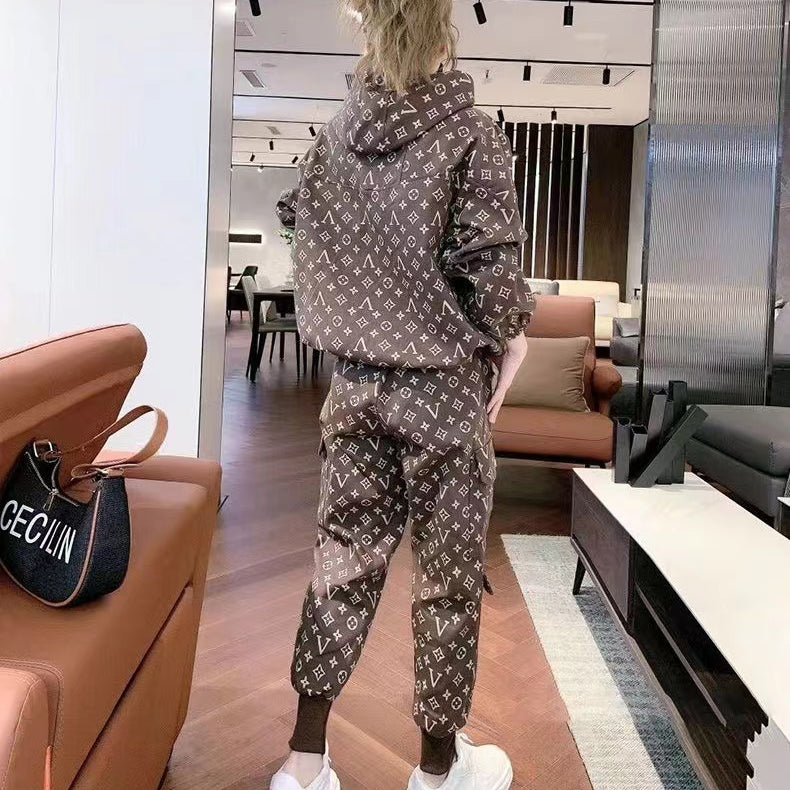 Tri-Color Ladies Hooded Suit