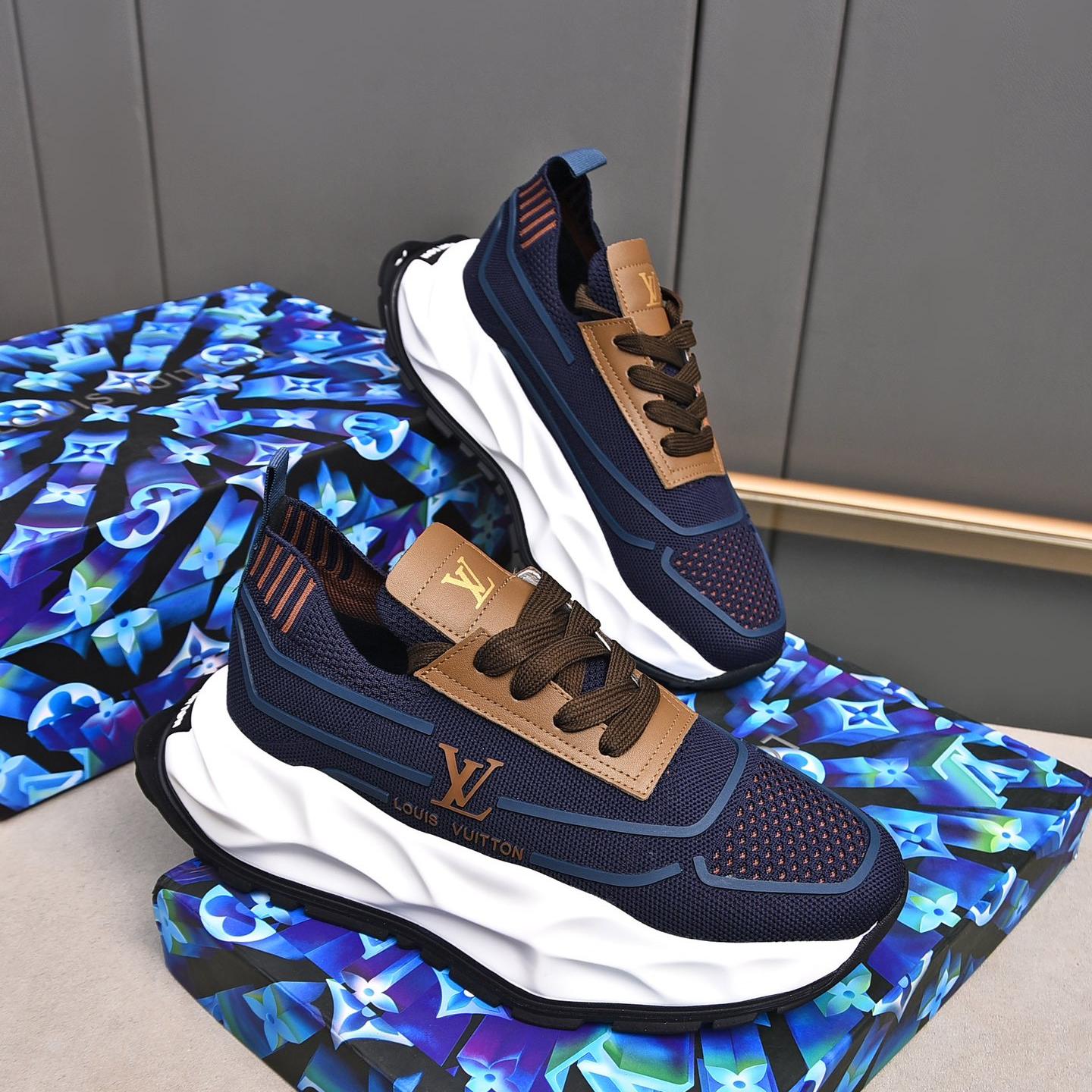 Men's Flyknit Elastic Rubber Sole Sneakers 0726030601