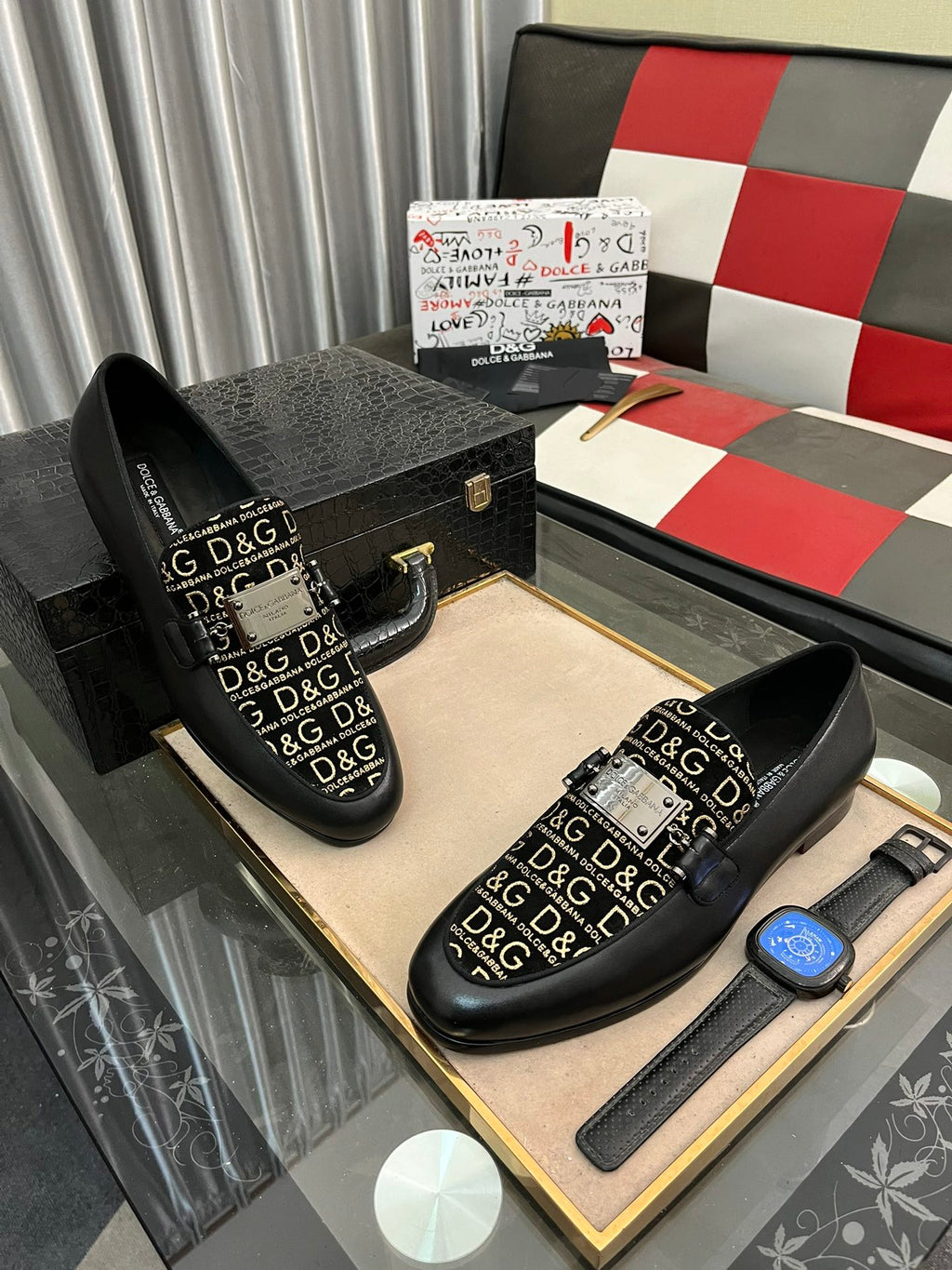 DG24ss new printed loafers 0724060412