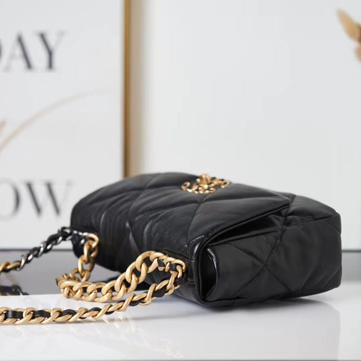 Handbag With Gold&SiLer-toned Hardware