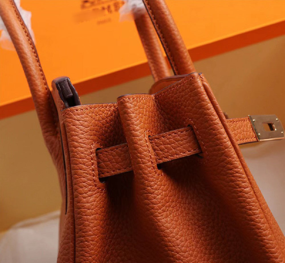H1 classic high quality genuine leather handbag (with packaging)