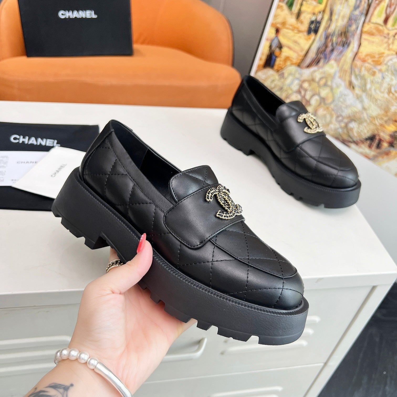CNL fashionable leather loafers 0725082103
