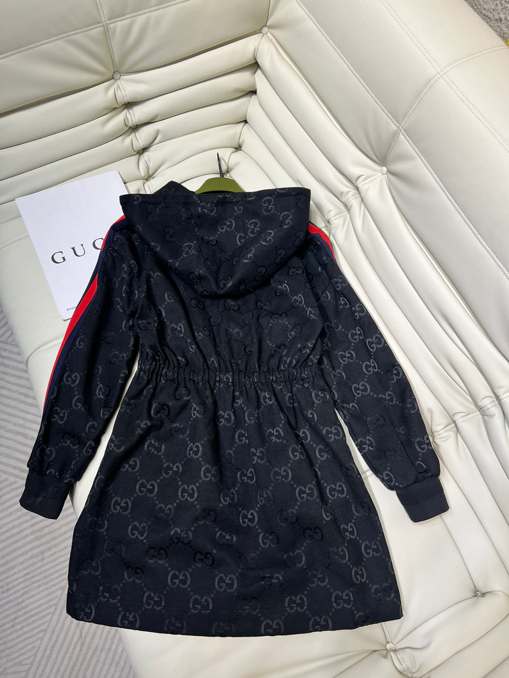 Hooded Jacquard Dress 0724070901