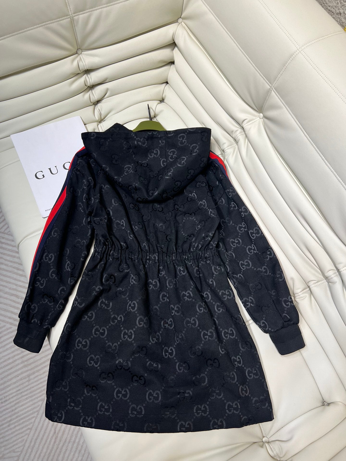 Hooded Jacquard Dress 0724070901