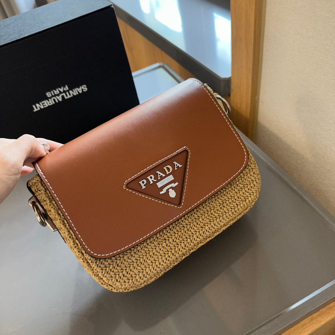 P summer fashion woven shoulder bag 0724041115