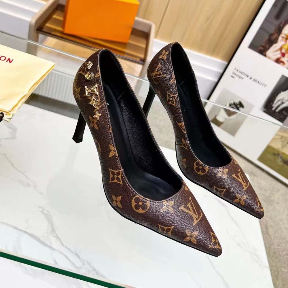 New Classic  Pointed Toe Leather Shoes 9.5CM High Heels
