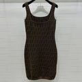 Jacquard Knit Vest Dress 1025051914
