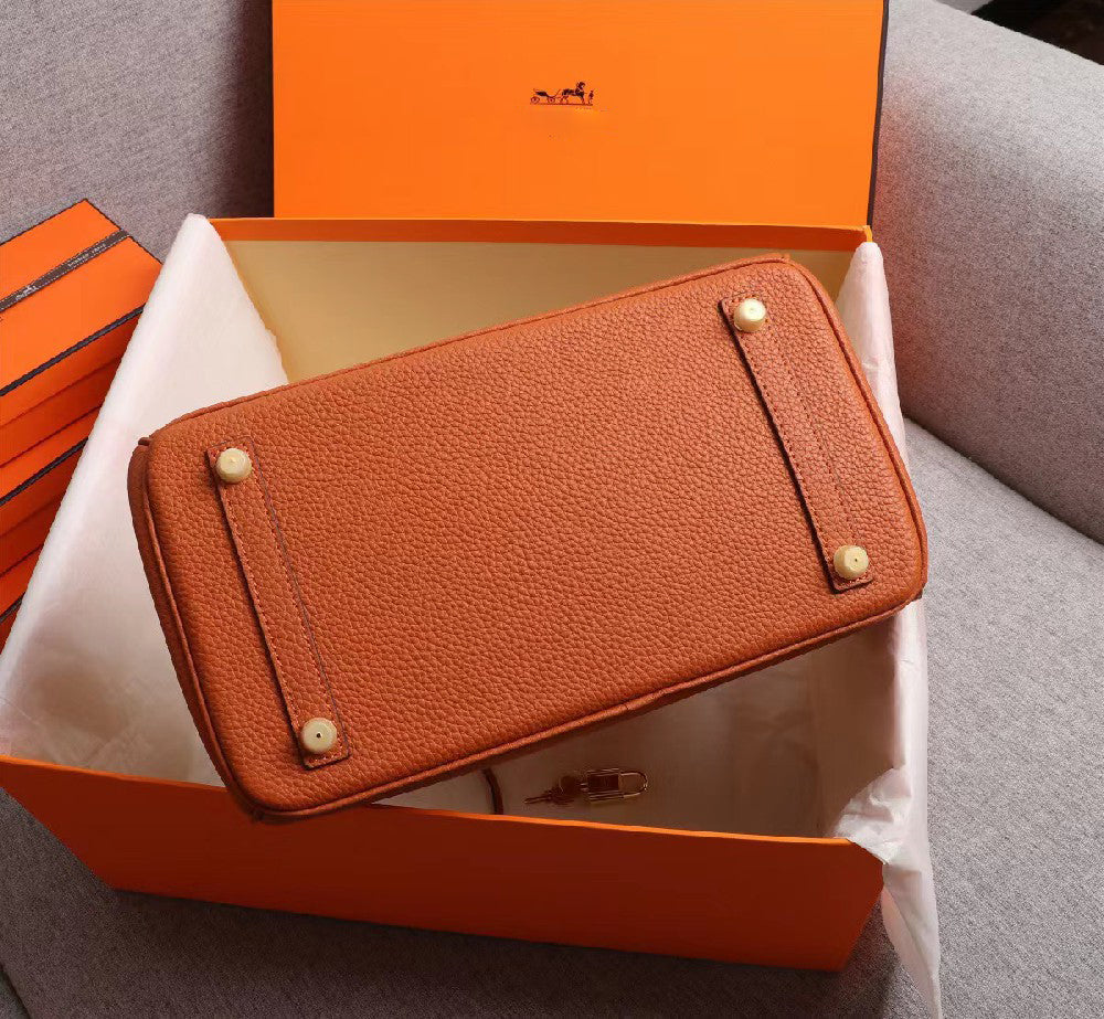 H1 classic high quality genuine leather handbag (with packaging)