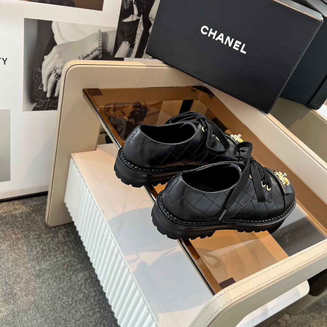 26SS New Women's Casual Leather Shoes 0726031012