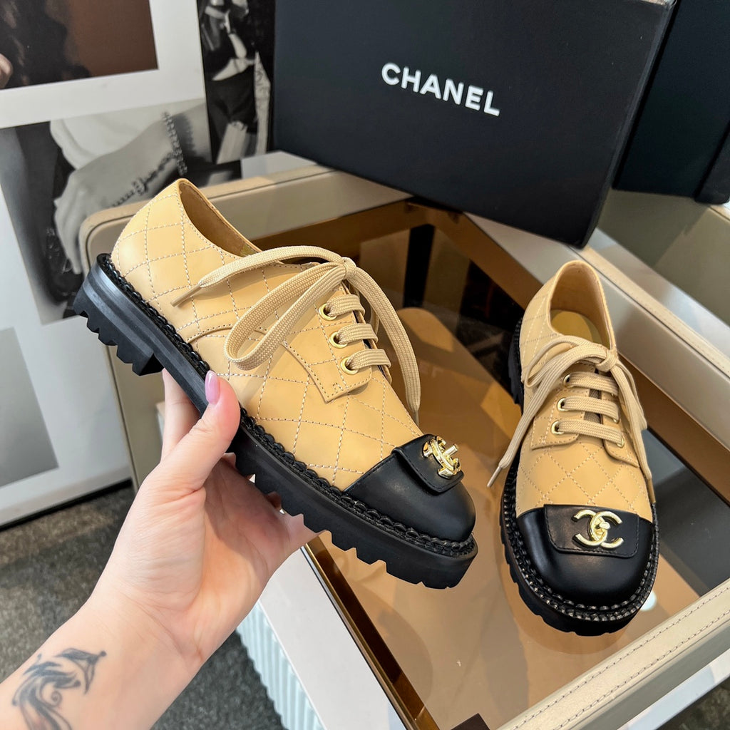 26SS New Women's Casual Leather Shoes 0726031012