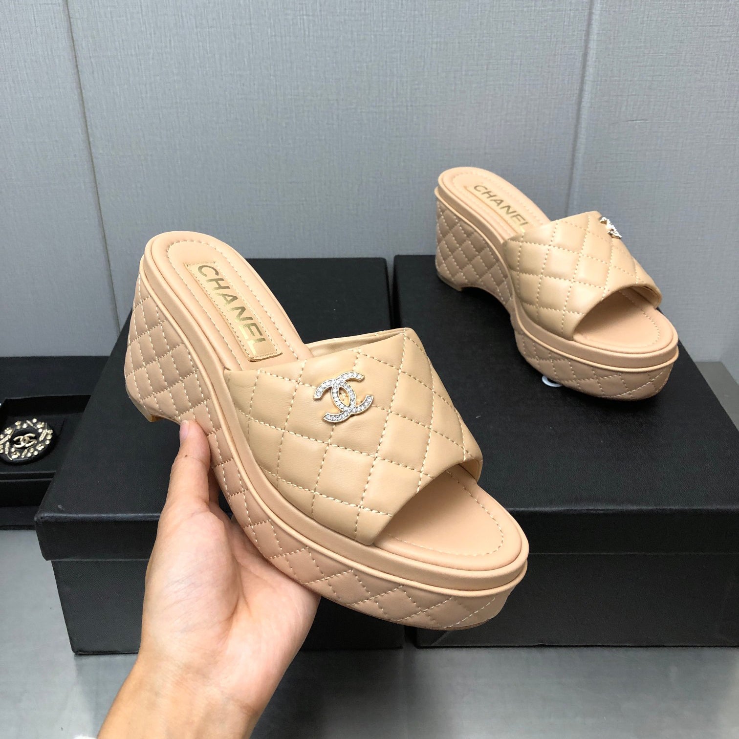 High Quality Platform Slippers 03086