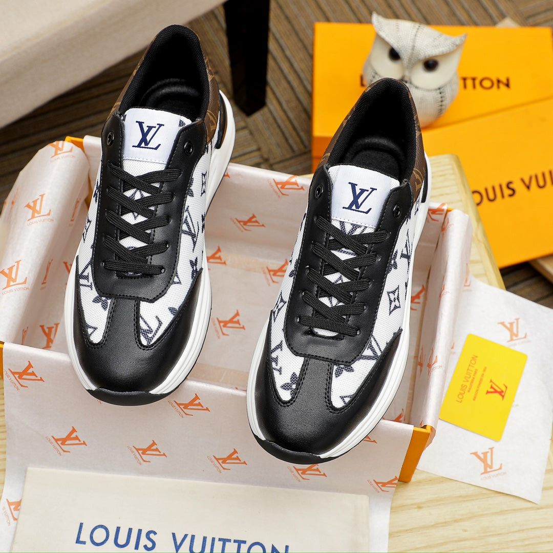 V fashion printed rubber sole sneakers 0724072309