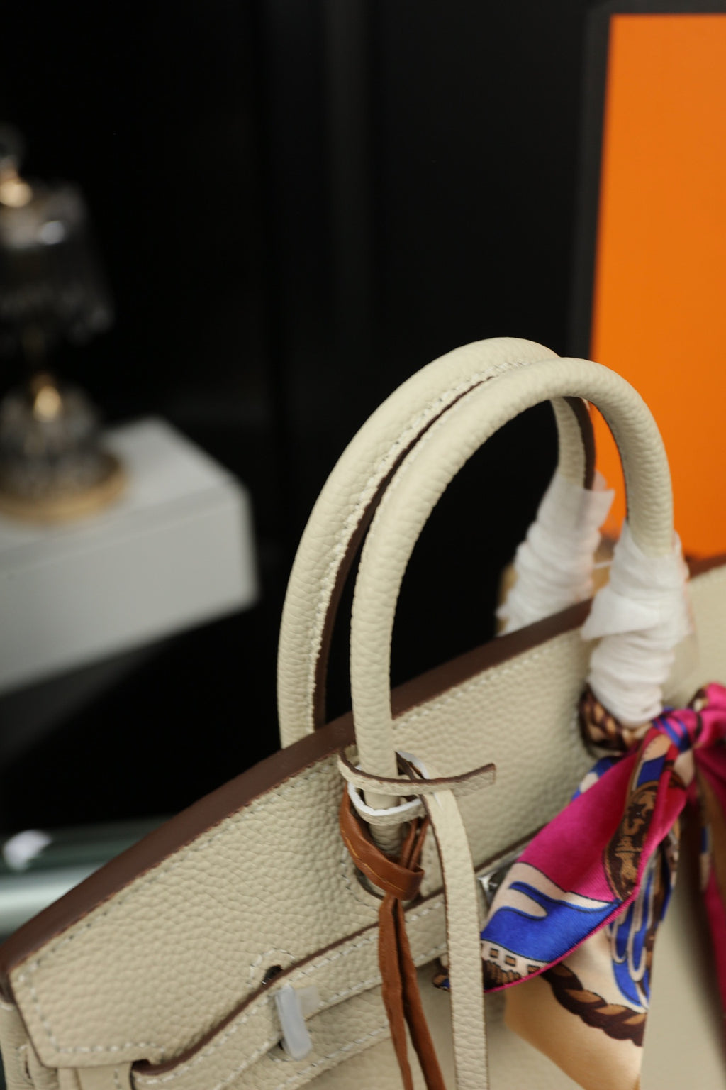 H Birkin platinum handbag 0724090201