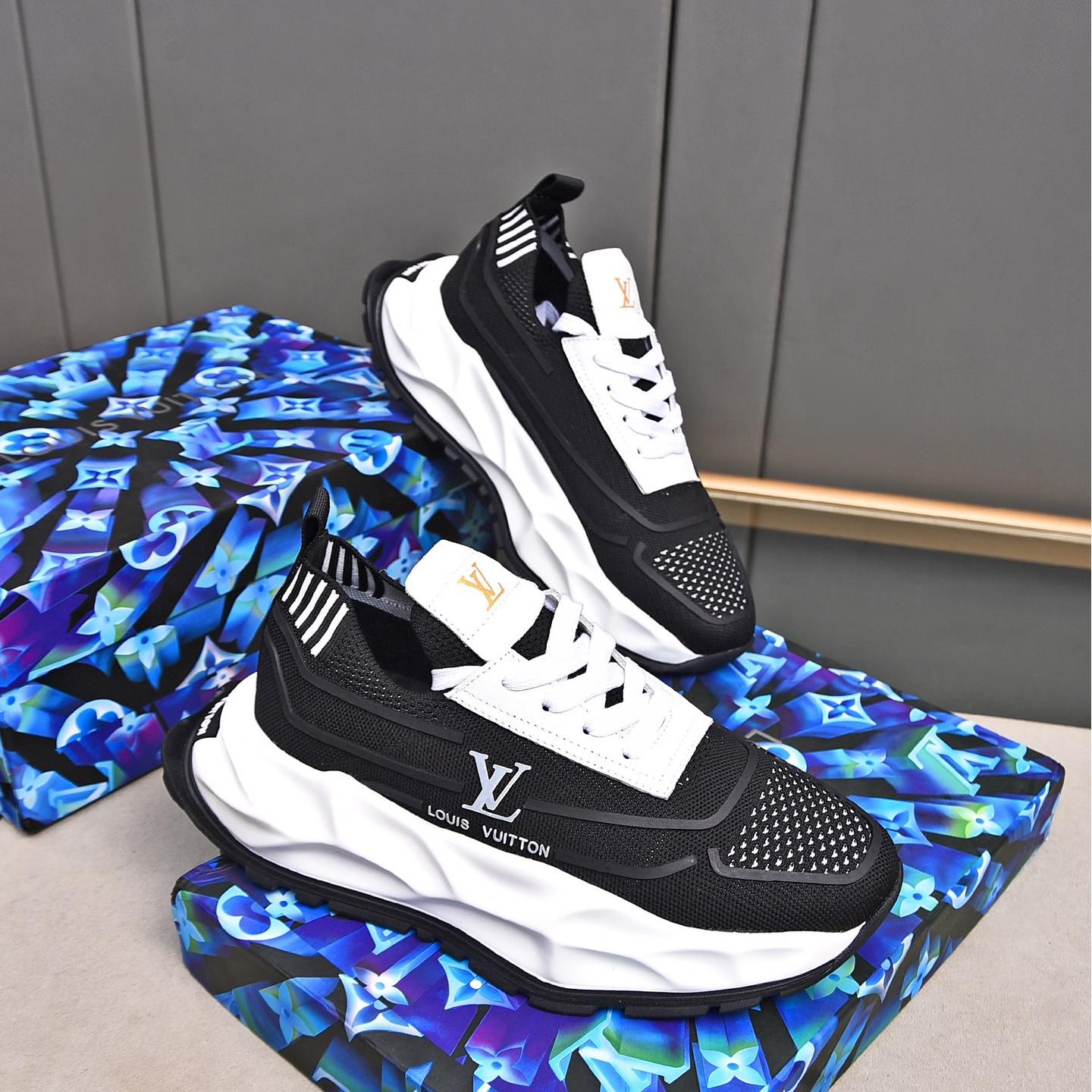 Men's Flyknit Elastic Rubber Sole Sneakers 0726030601