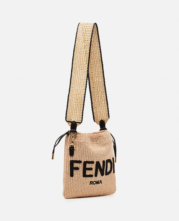Sack Small Woven Straw Bag In Beige 0725031319