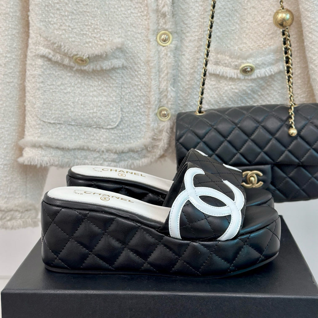 rhombus platform slippers 0724050601